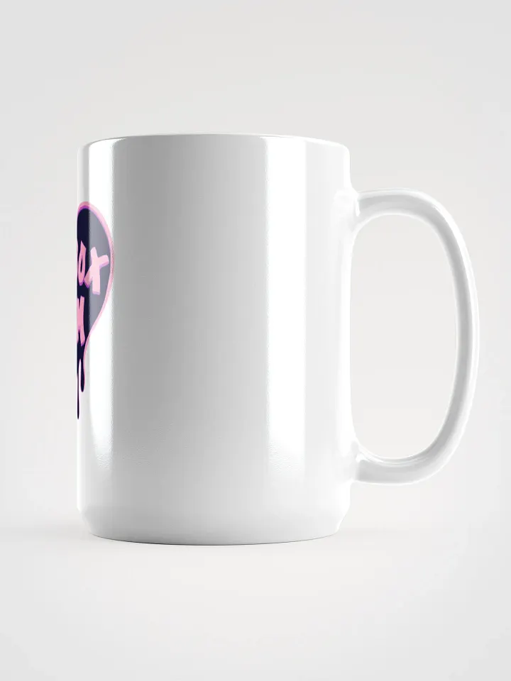 HOT BOX FAM BLACK AND PINK LOGO COFFEE MUG product image (1)