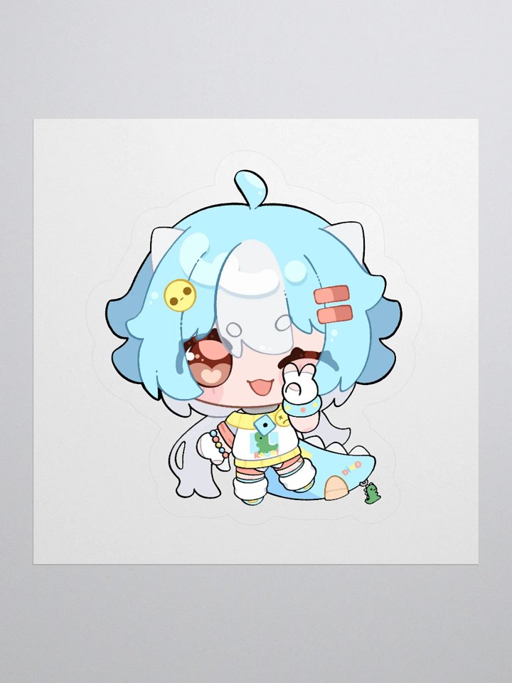 Cheerful Chibi Character Vinyl Stickers product image (3)