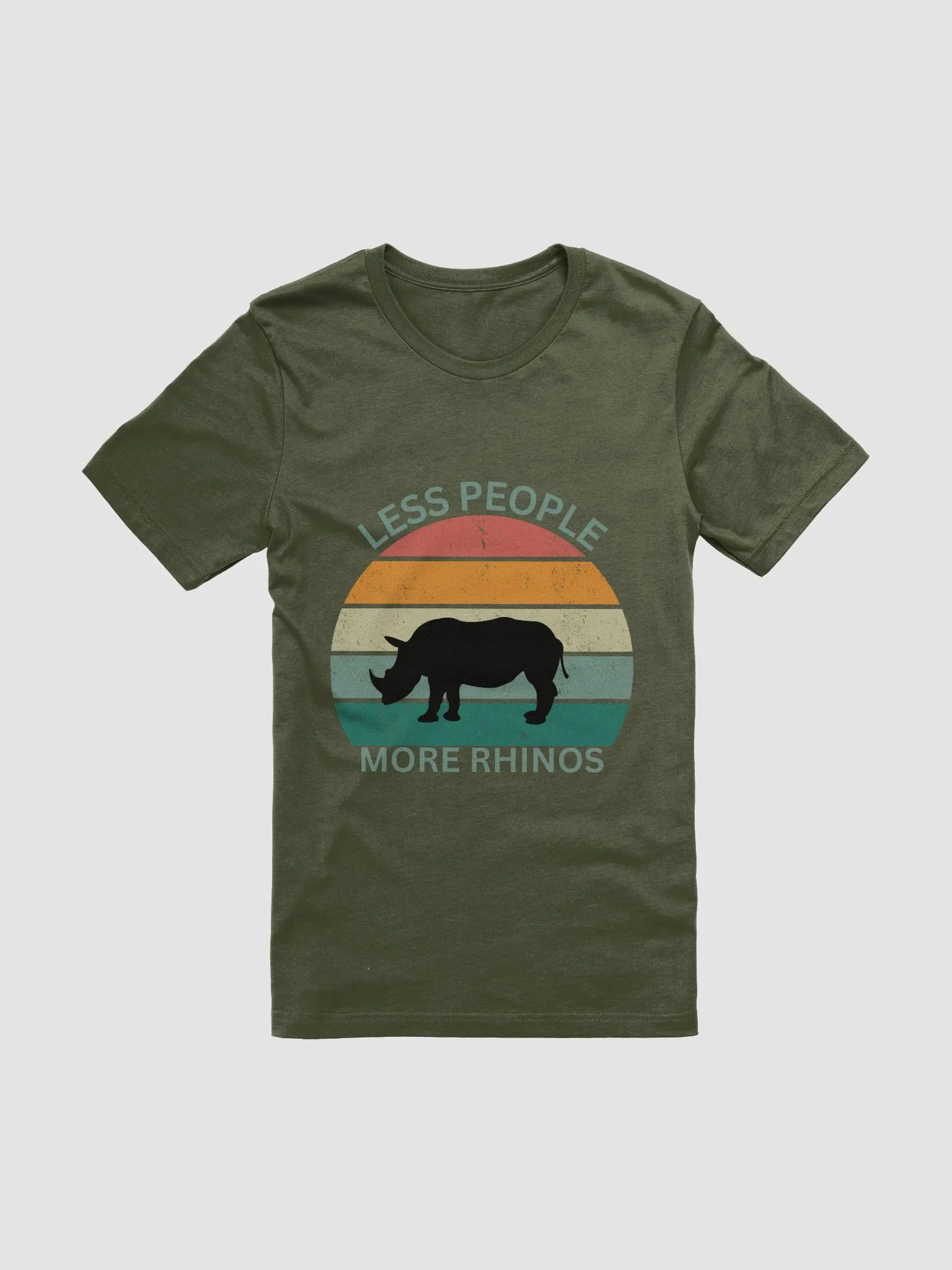 Less People More Rhinos T-Shirt product image (1)