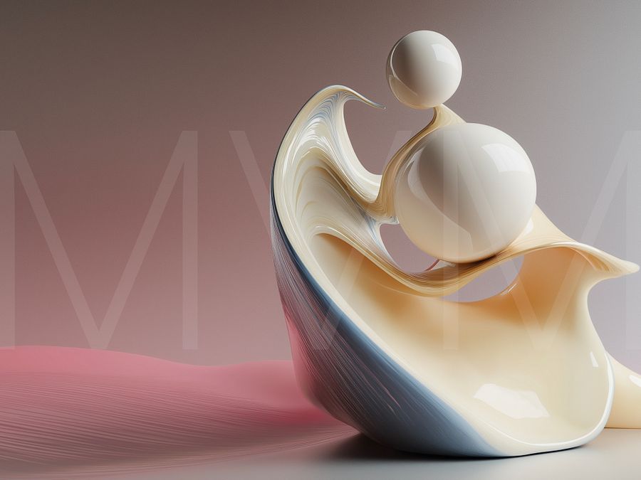 Abstract 3D Art Sculpture Series #1 product image (10)