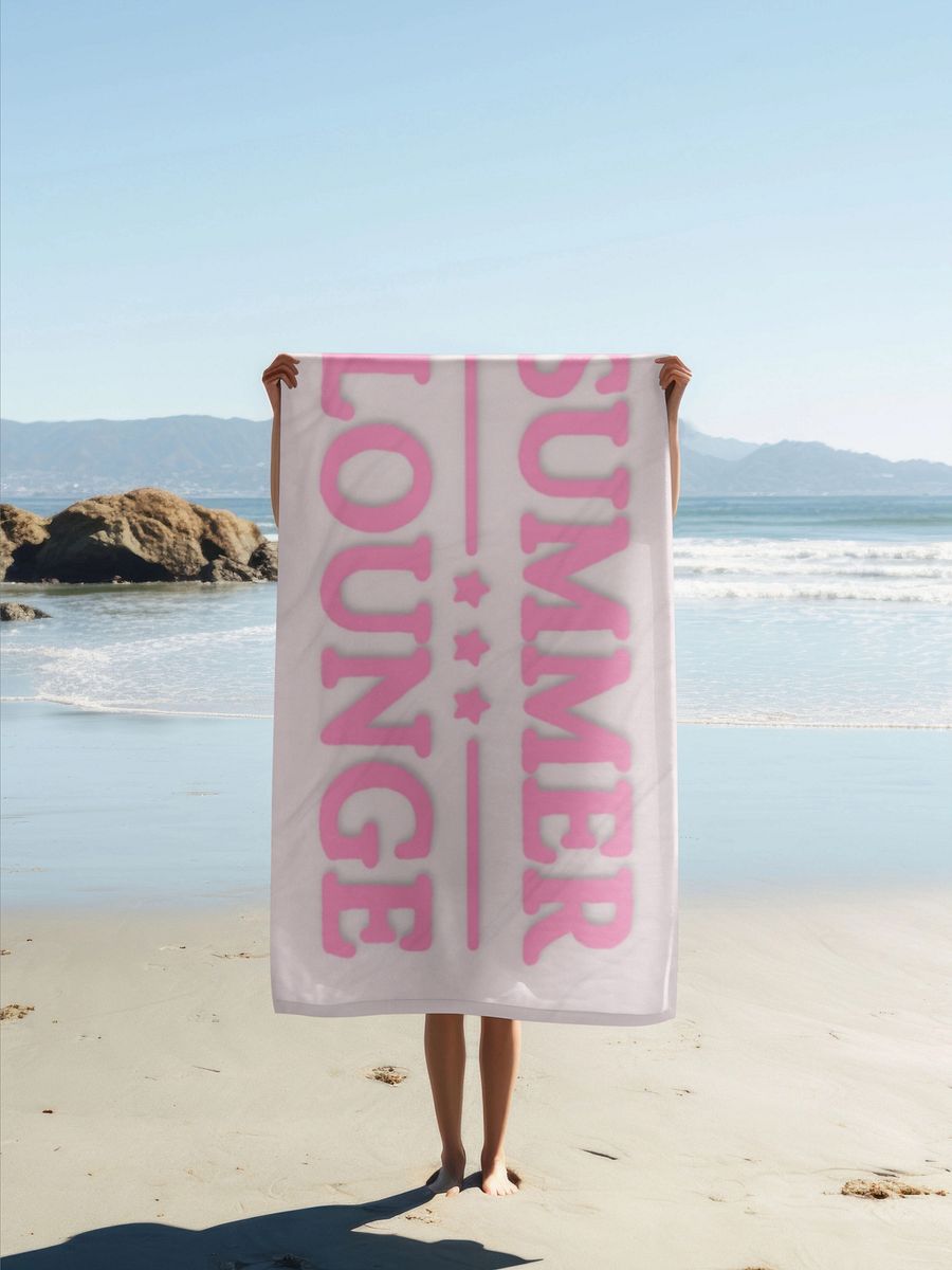 SUMMER LOUNGE PINK TOWEL - Handtuch Summer Lounge Pink product image (1)