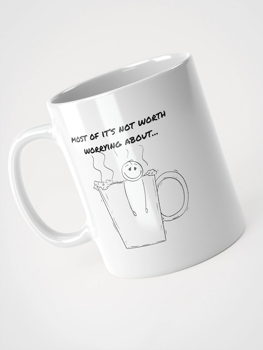 “Not Worth Worrying About” Mug product image (7)