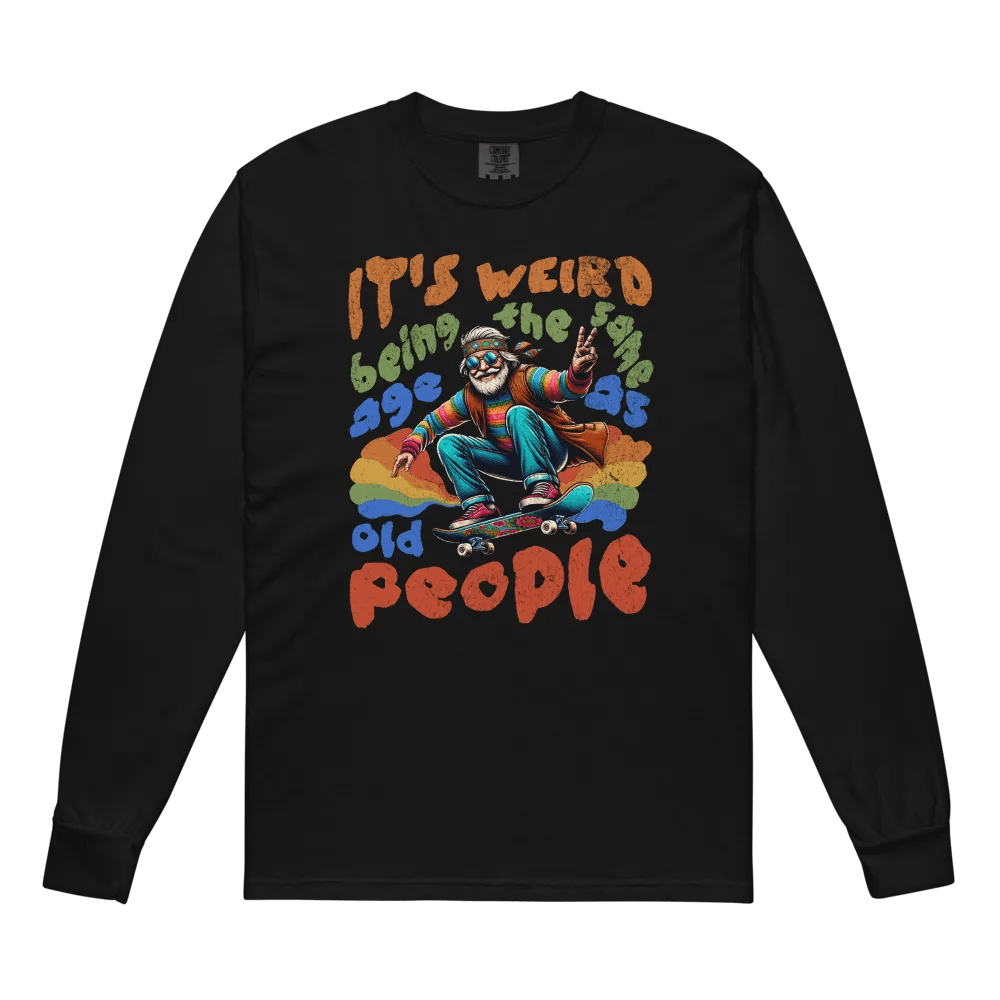 Vintage Skater Peace Long Sleeve Shirt product image (2)