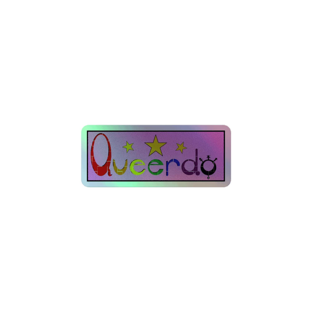 Queerdo Holo Sticker product image (1)