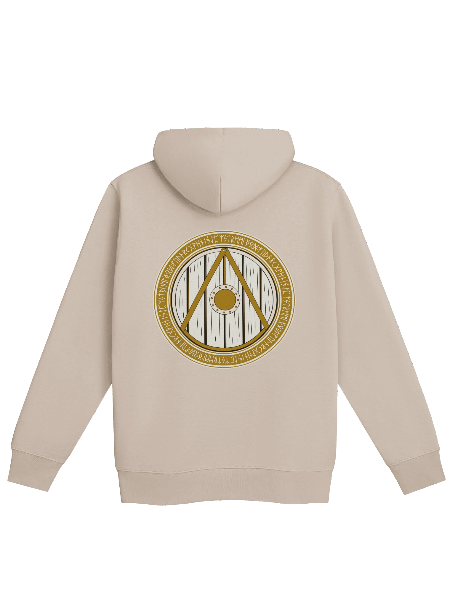 ORGANIC GOTÁ GOLDEN WORDS DOUBLE PRINT HOODIE product image (5)