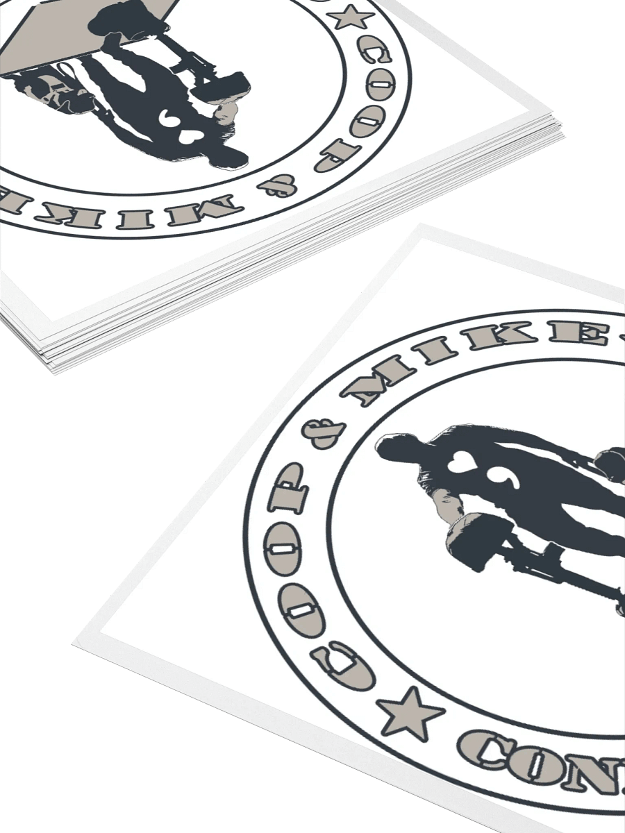 COOP & MIKE KISS CUT STICKER product image (12)