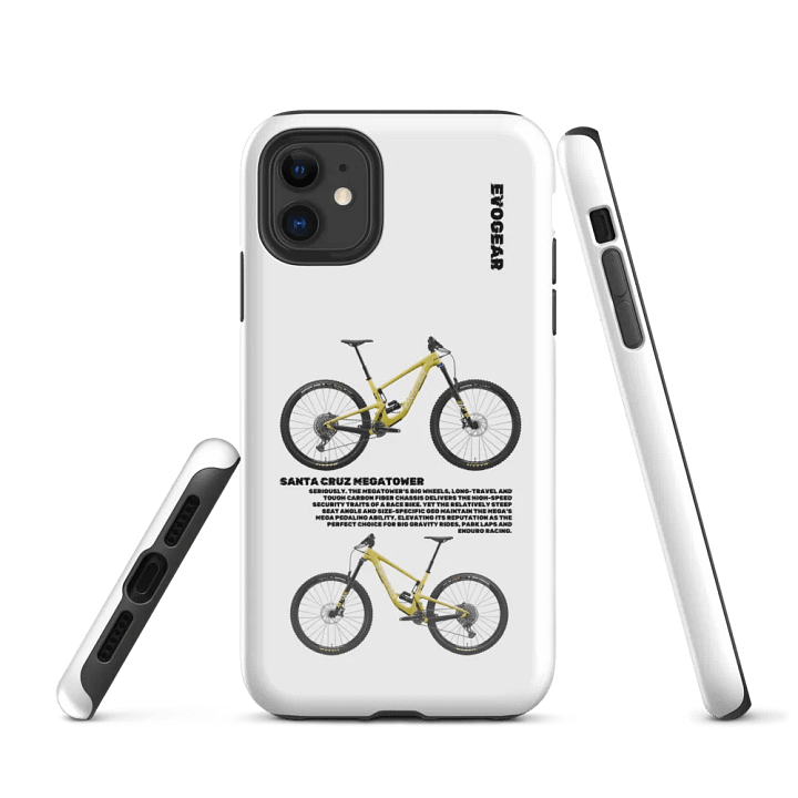 White Megatower iPhone Case product image (1)