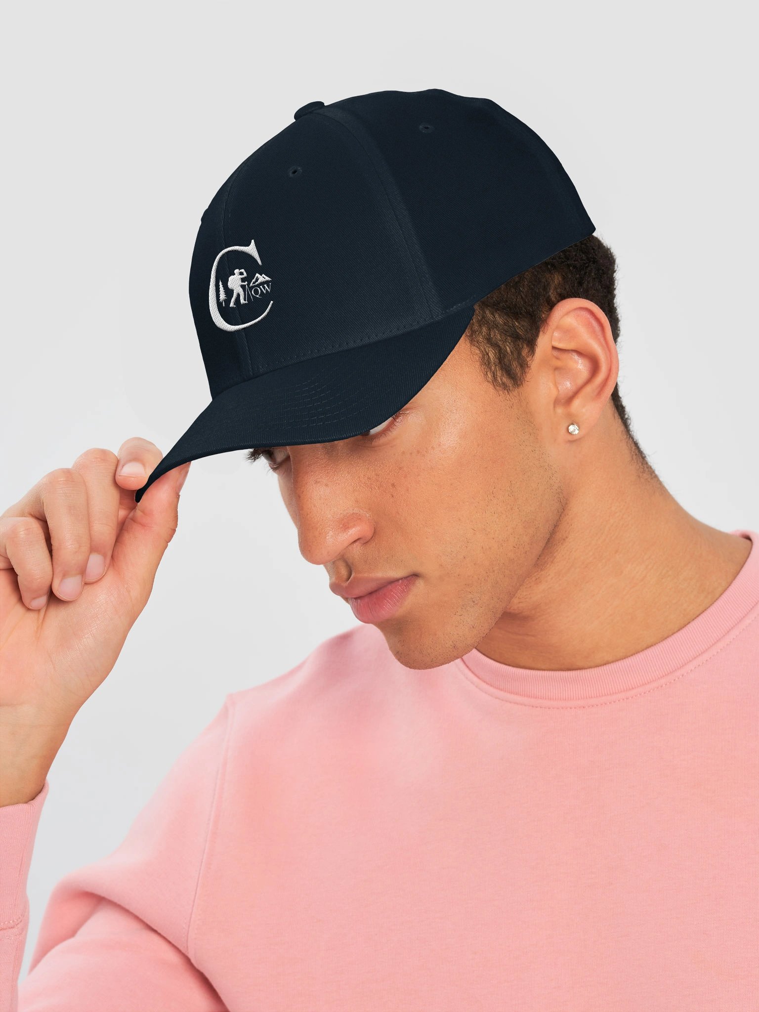 White CQW Ballcap product image (6)