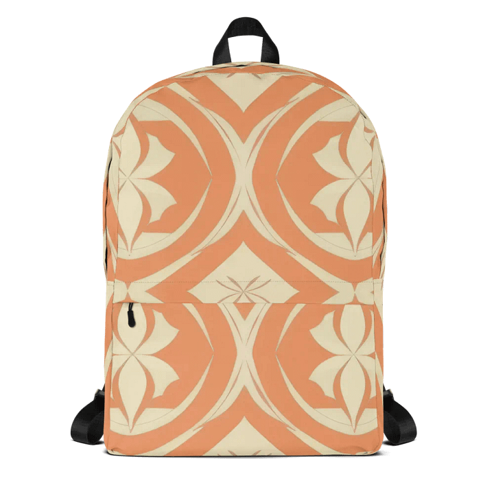Ornate Peach All-Over Backpack product image (1)