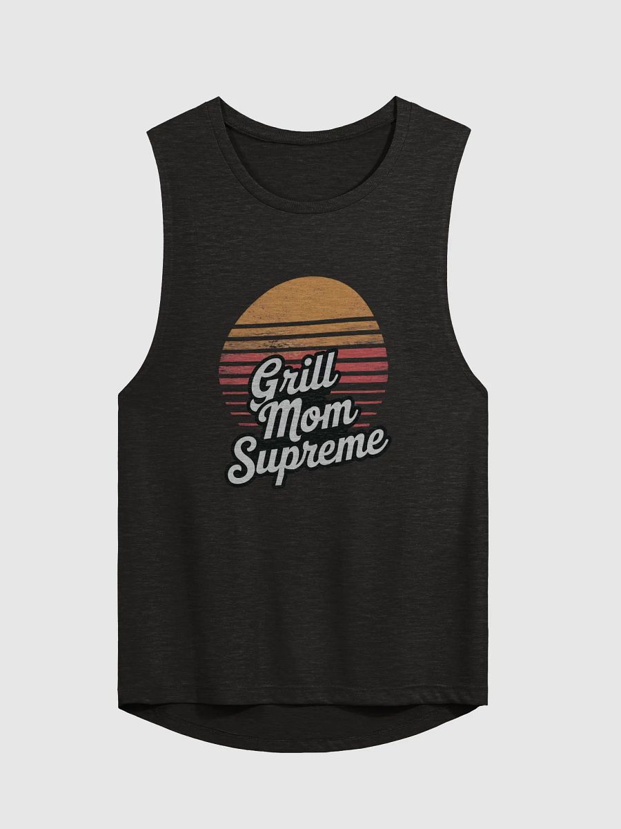 Retro Sunset Grill Mom Supreme Muscle Tank product image (1)