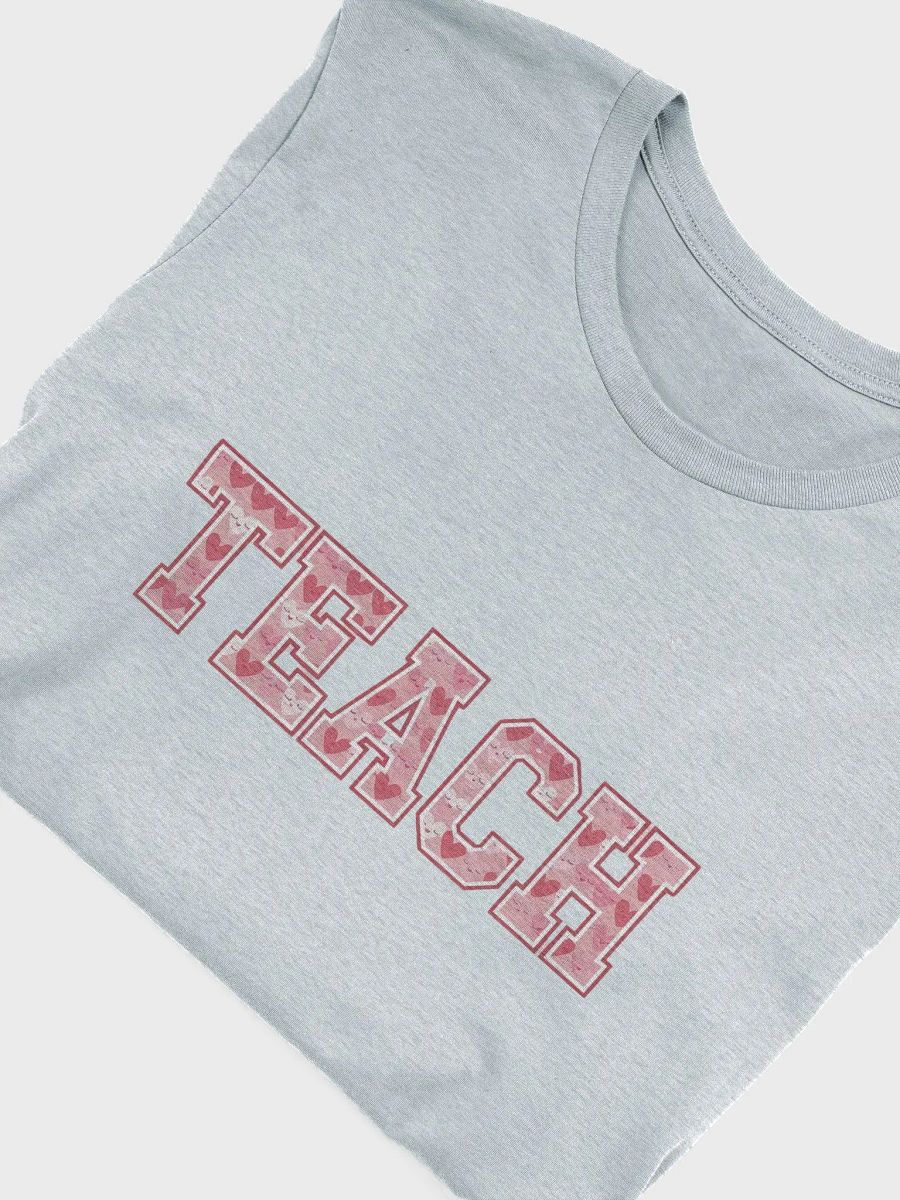 Varsity ‘TEACH’ Shirt with Retro Heart product image (26)