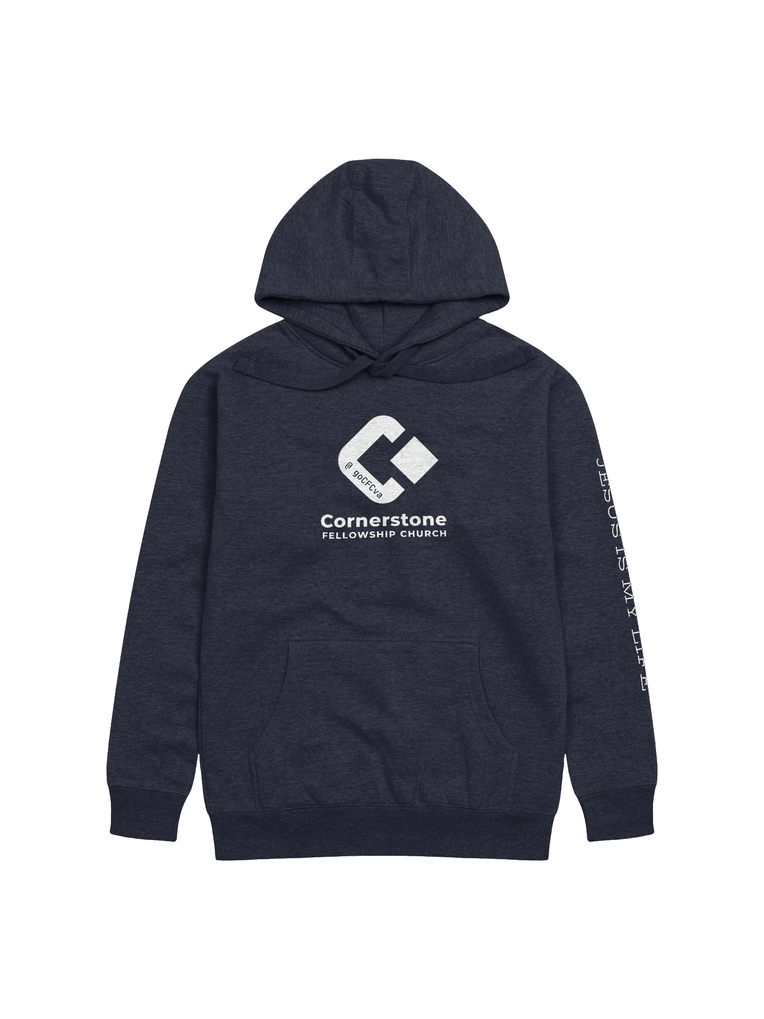 Cotton Heritage Premium Hoodie | Jesus is my life product image (1)