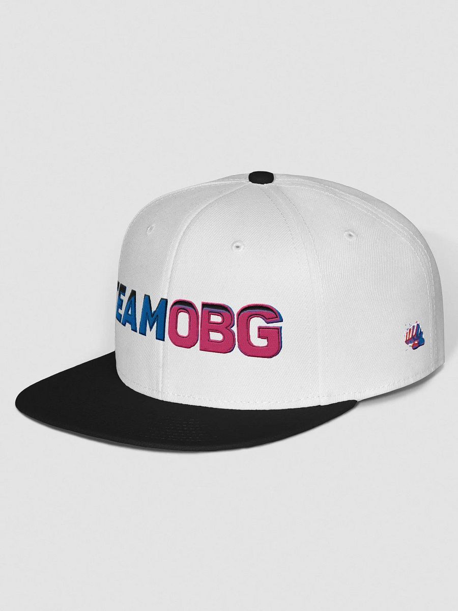 TeamOBG Snapback: White/Black product image (5)