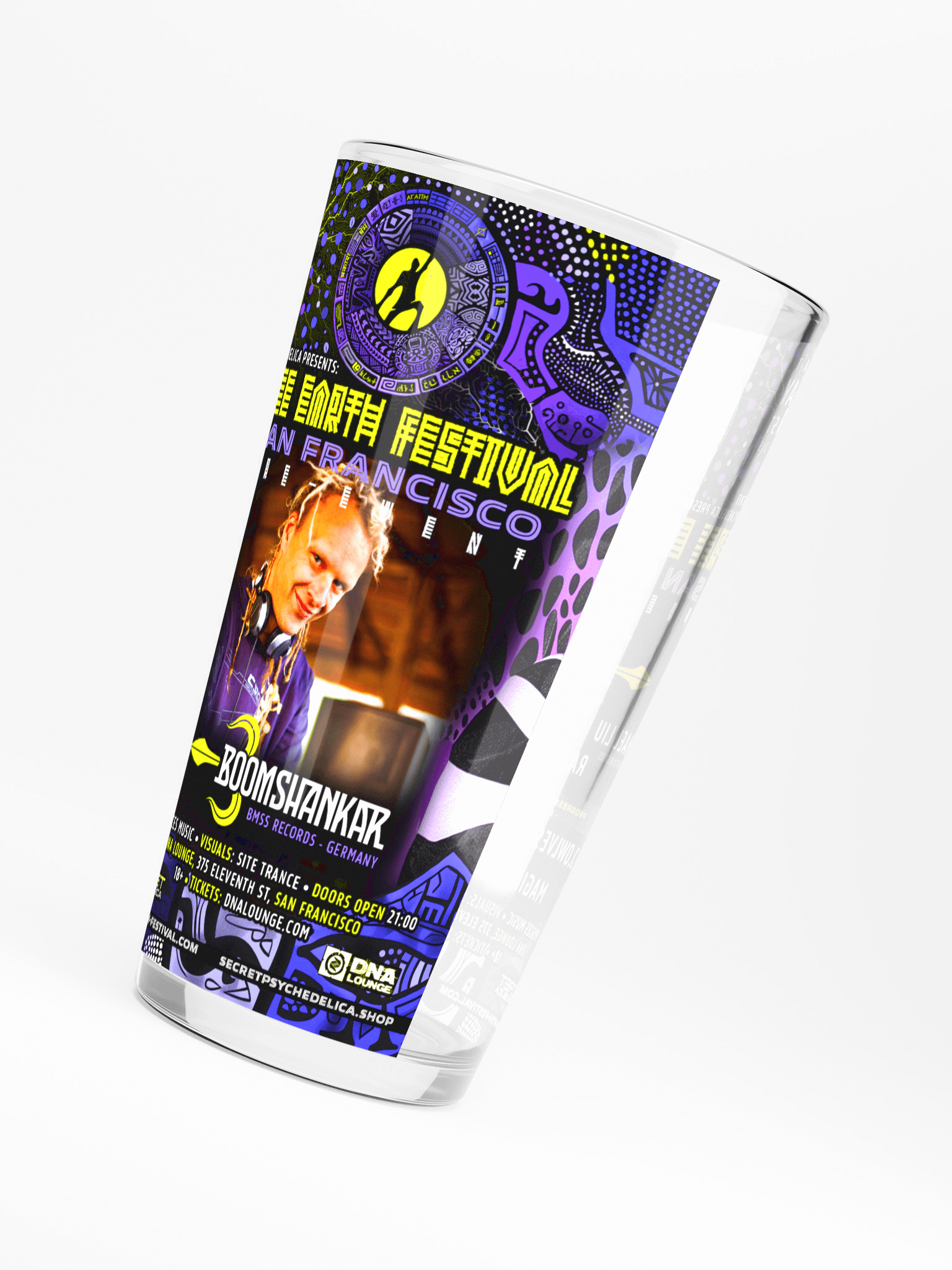 Free Earth Festival: San Francisco Pre-Event Shaker Pint Glass product image (4)