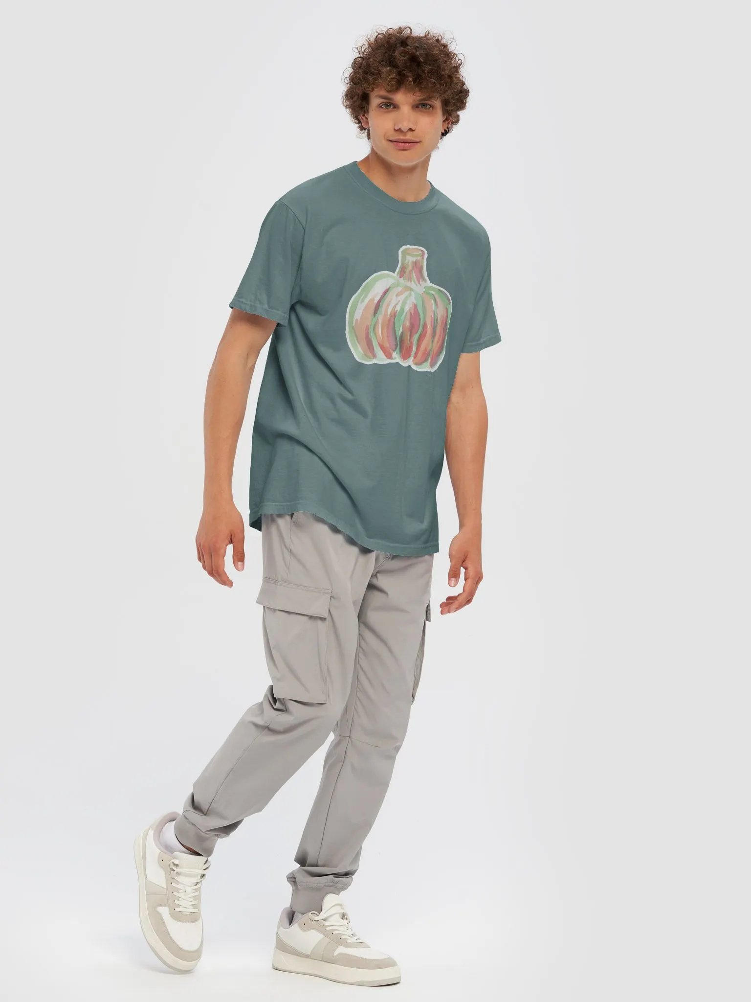 Watercolor Pumpkin Comfort Colors T-Shirt product image (95)