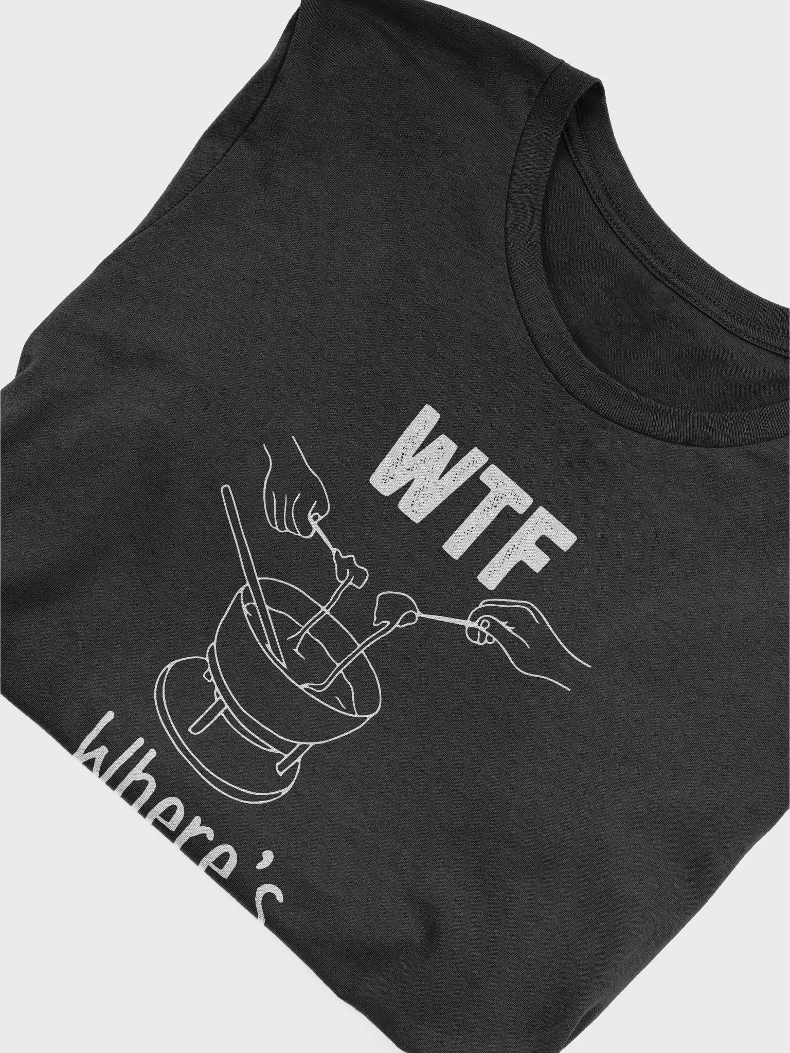 WTF Where's The Fondue Cute Funny Cheese T-Shirt product image (5)