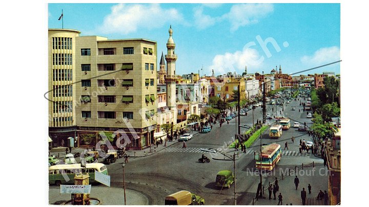 بطاقة بريدية : شارع النصر في دمشق منتصف القرن العشرين product image (2)