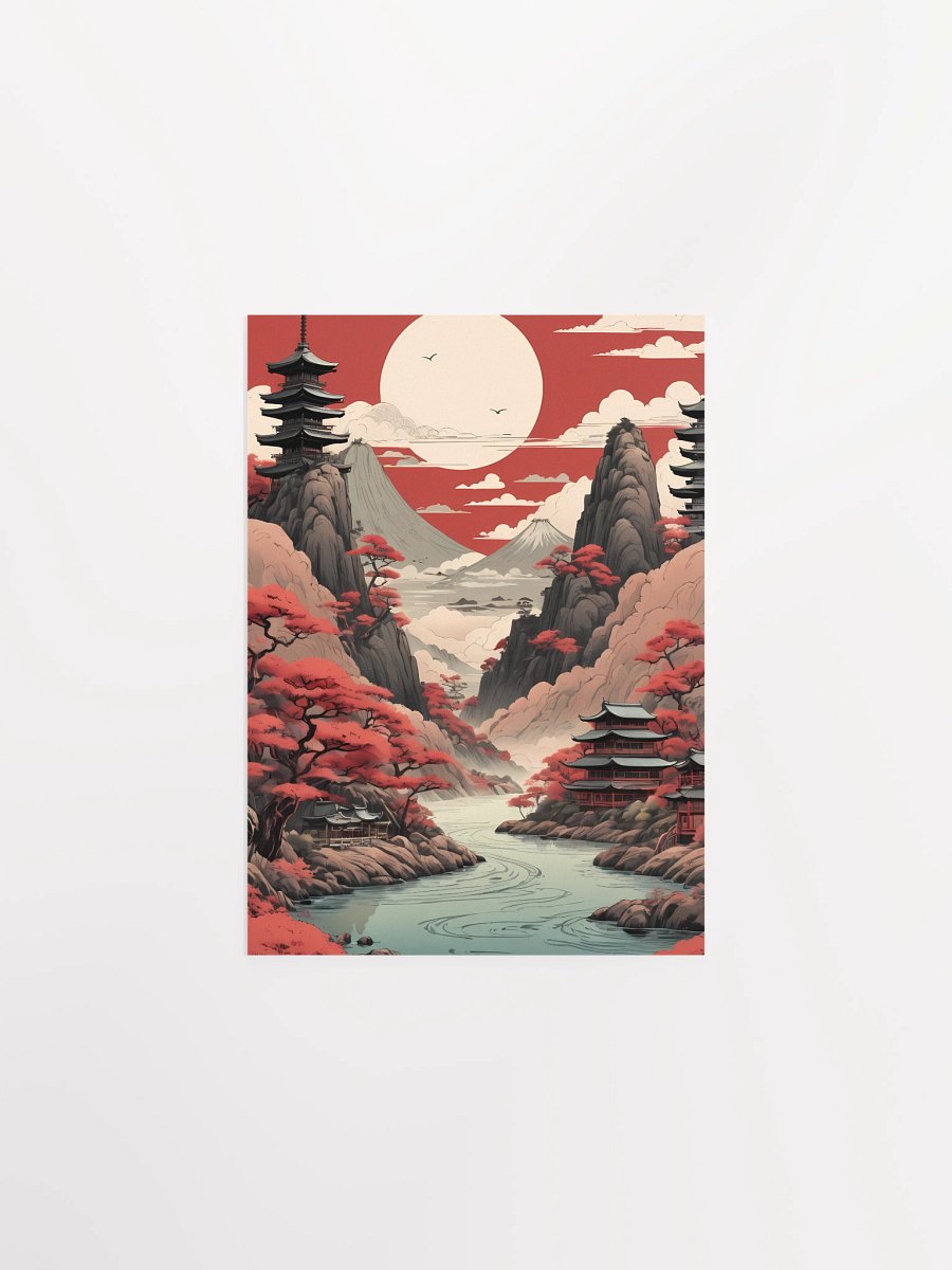 Tranquil East Asian Landscape Poster product image (1)