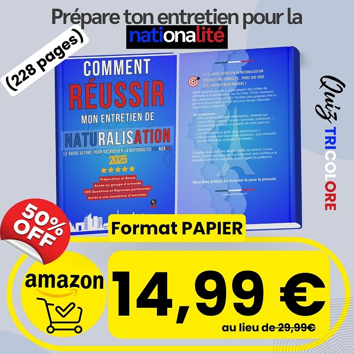 Comment Réussir mon Entretien de Naturalisation: Le guide ultime pour décrocher la nationalité française product image (1)