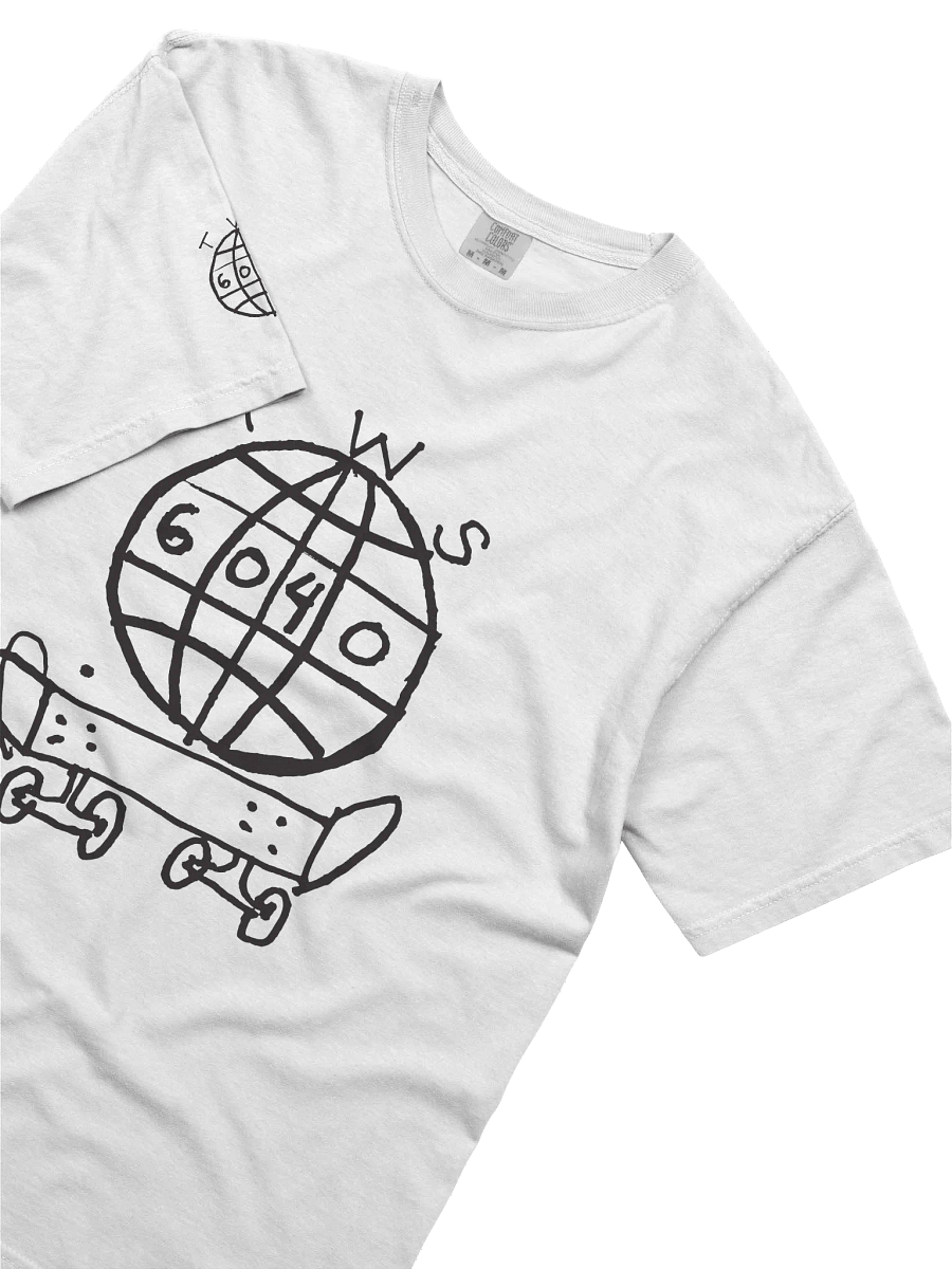 TWS x 6040 Skateboards T-Shirt (Black Logo) product image (18)