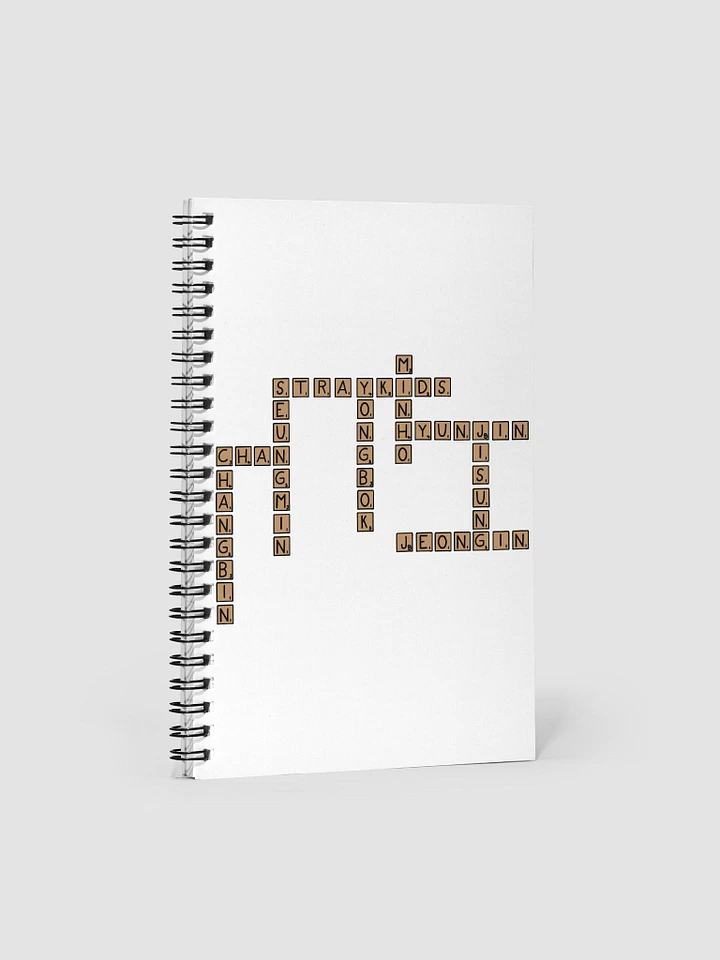 Scrabble Korean names notebook product image (1)