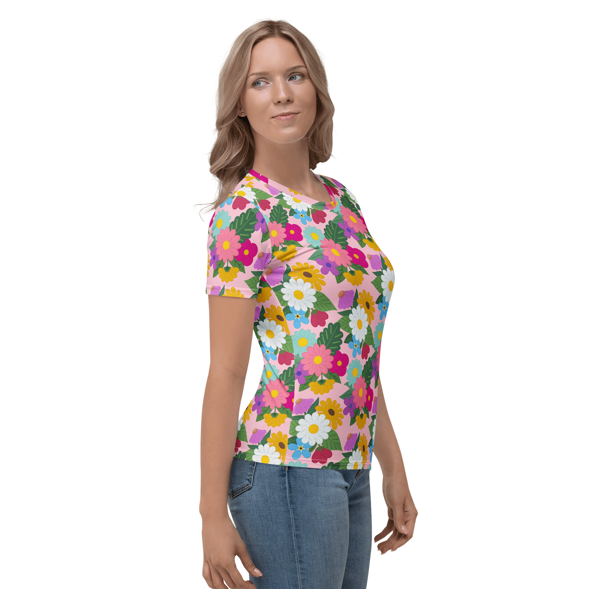 Yarn Floral Print T-Shirt product image (4)