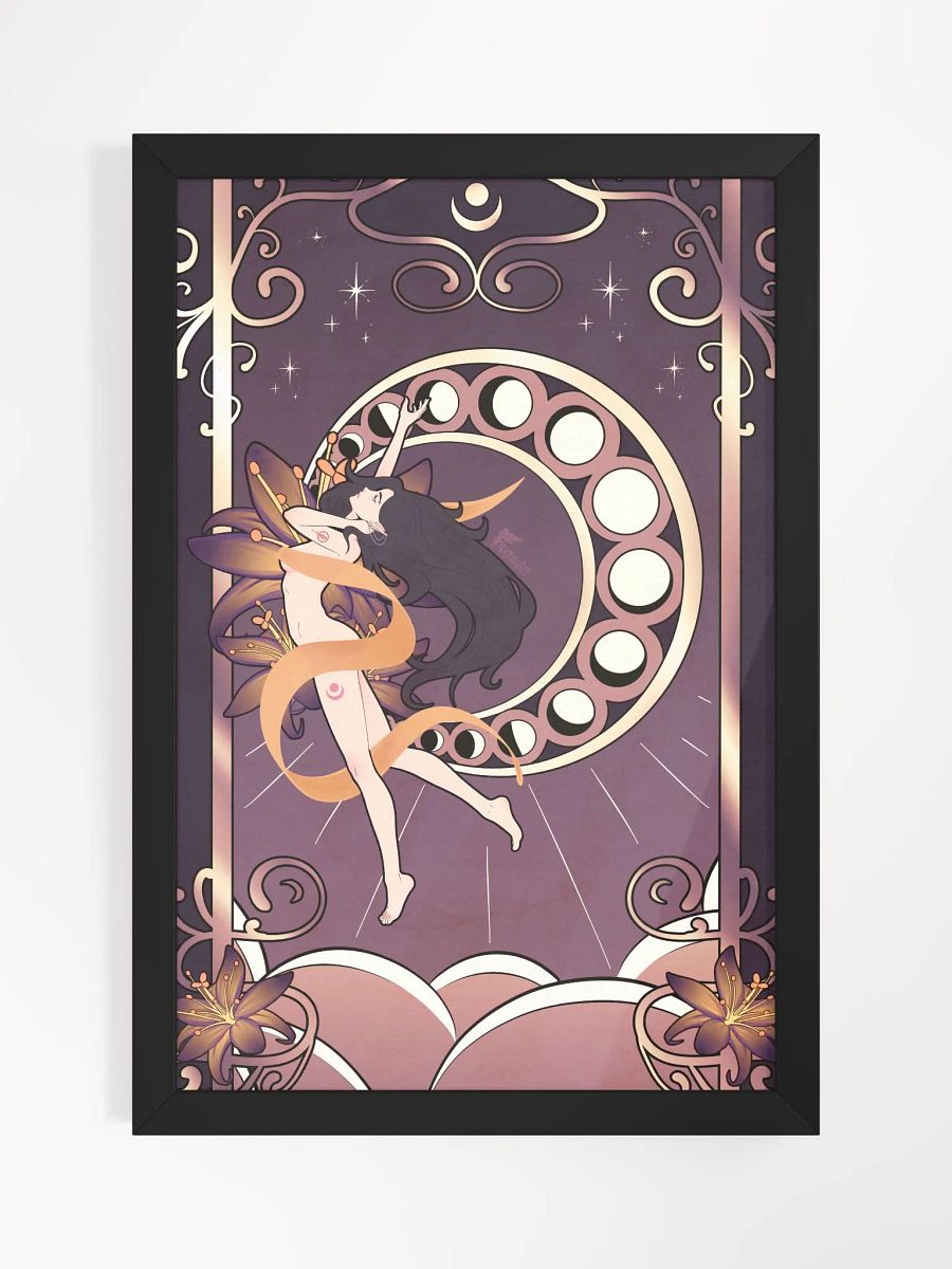 The Moon (12x18, framed) product image (1)