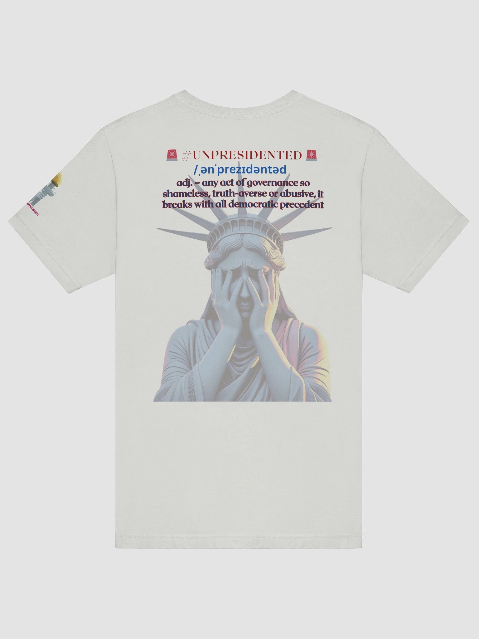 American Flag Barbed Wire Chain Link Bella & Canvas 3001 Supersoft Tee product image (24)
