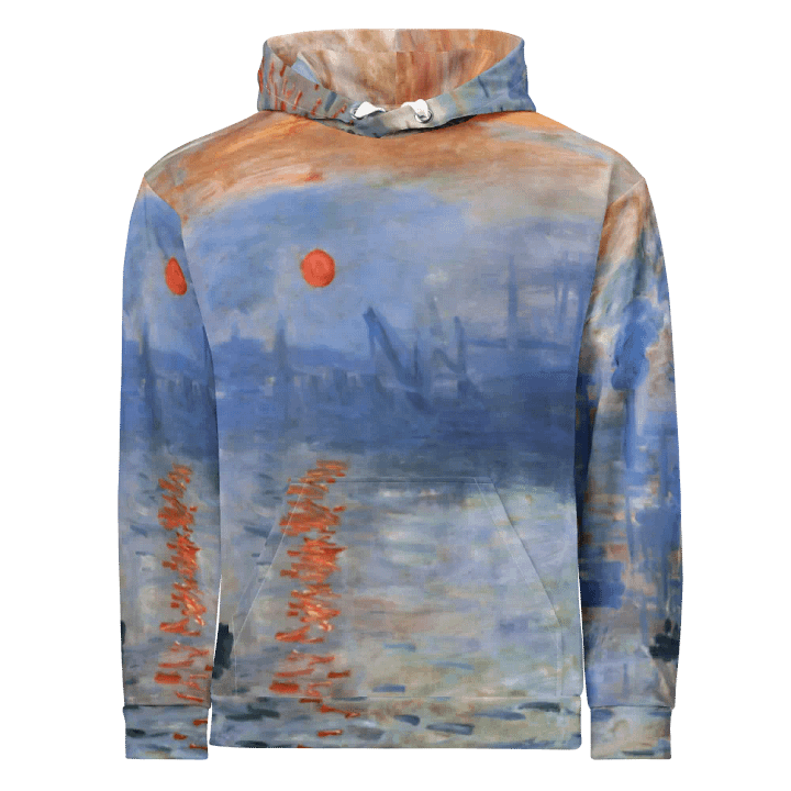 Sunrise All-Over Print Recycled Unisex Hoodie product image (1)