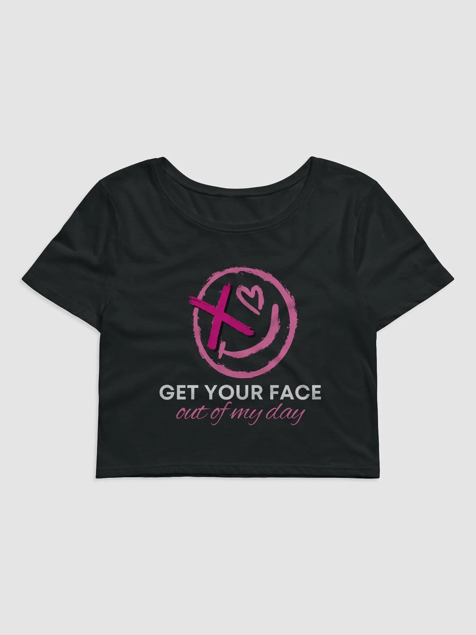 Cafe Collection: Get Your Face Out of My Day Baby Tee product image (1)