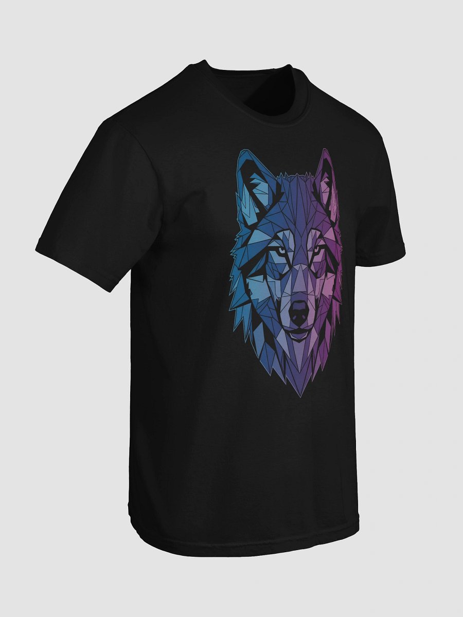 Cyber Wolf Geometric Art Tee product image (7)