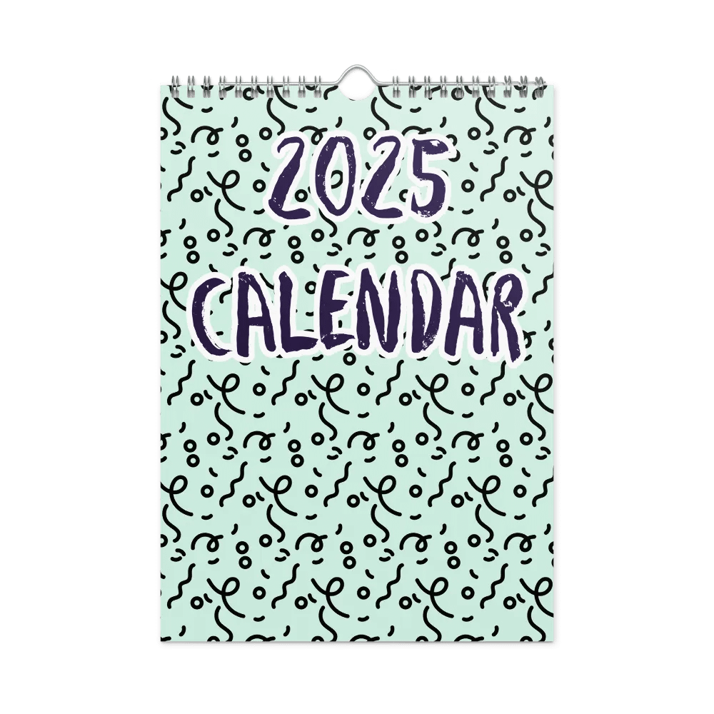 Squiggle 2025: Wall Calendar product image (3)