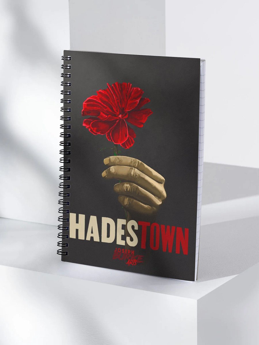 Wait For Me Red Carnation Spiral Notebook product image (4)