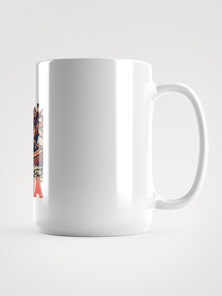 Energetic Dragon Boat Race | Aura Art Print Mug product image (1)