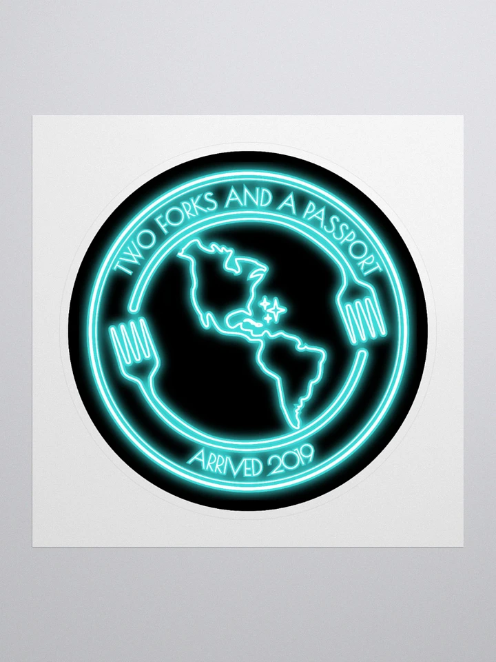 Neon Logo Sticker product image (1)