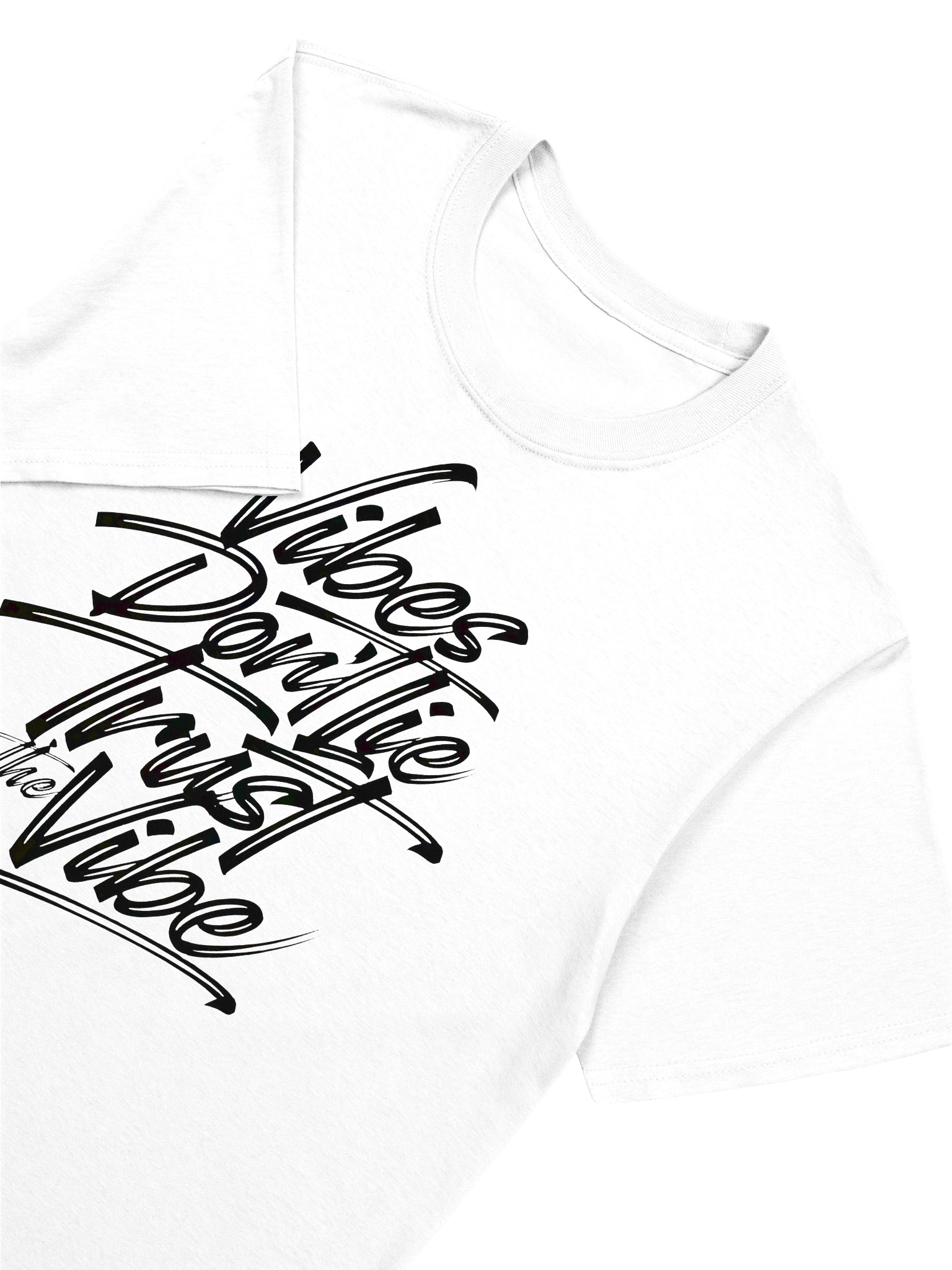 VIBES DON’T LIE, TRUST THE VIBE - Tropical Black Flow Graphic T-Shirt product image (11)