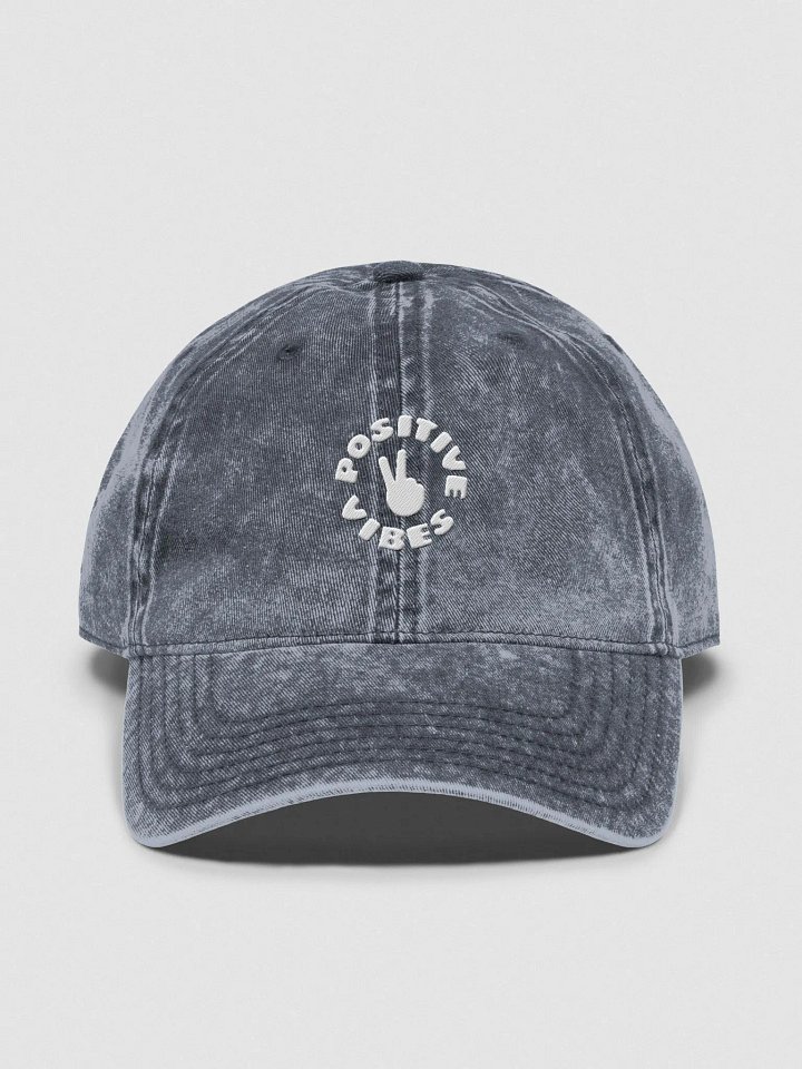 Positive Vibes (Otto Vintage Wash Dad Hat) product image (8)