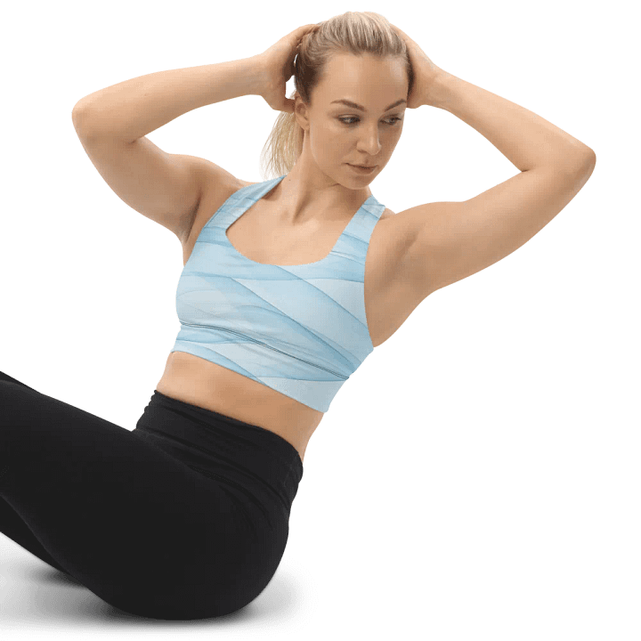 Fluid Motion Longline Sports Bra product image (1)