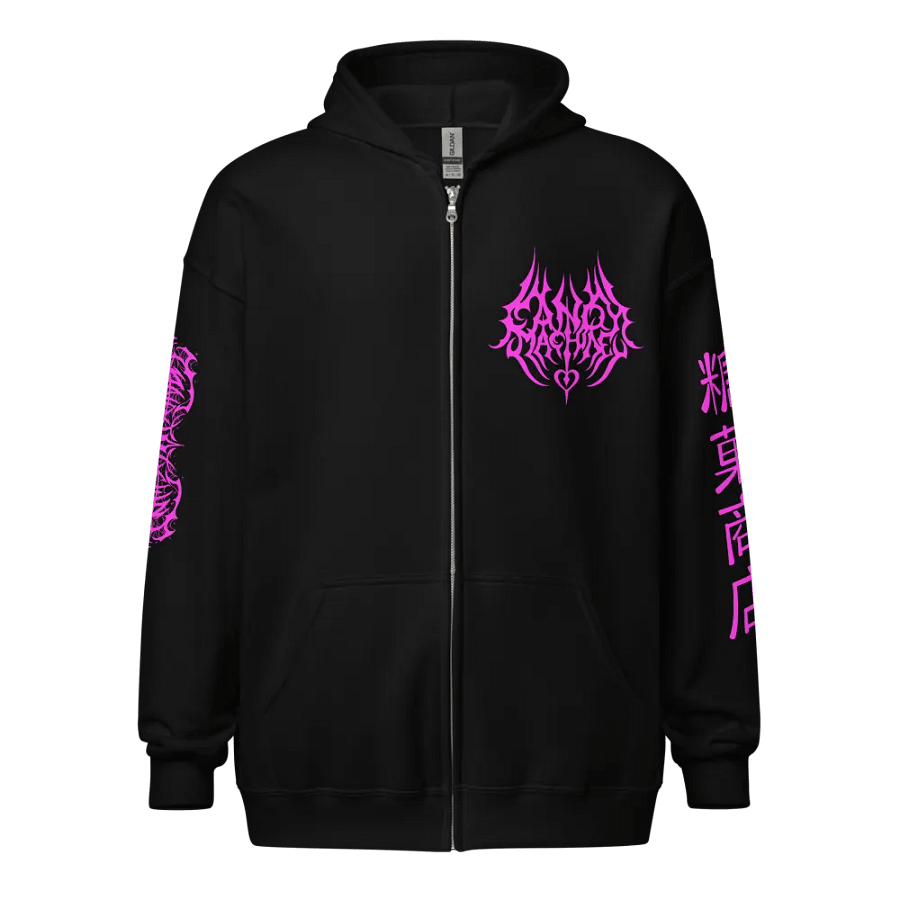 CandyMachine Zip Hoodie pink product image (1)