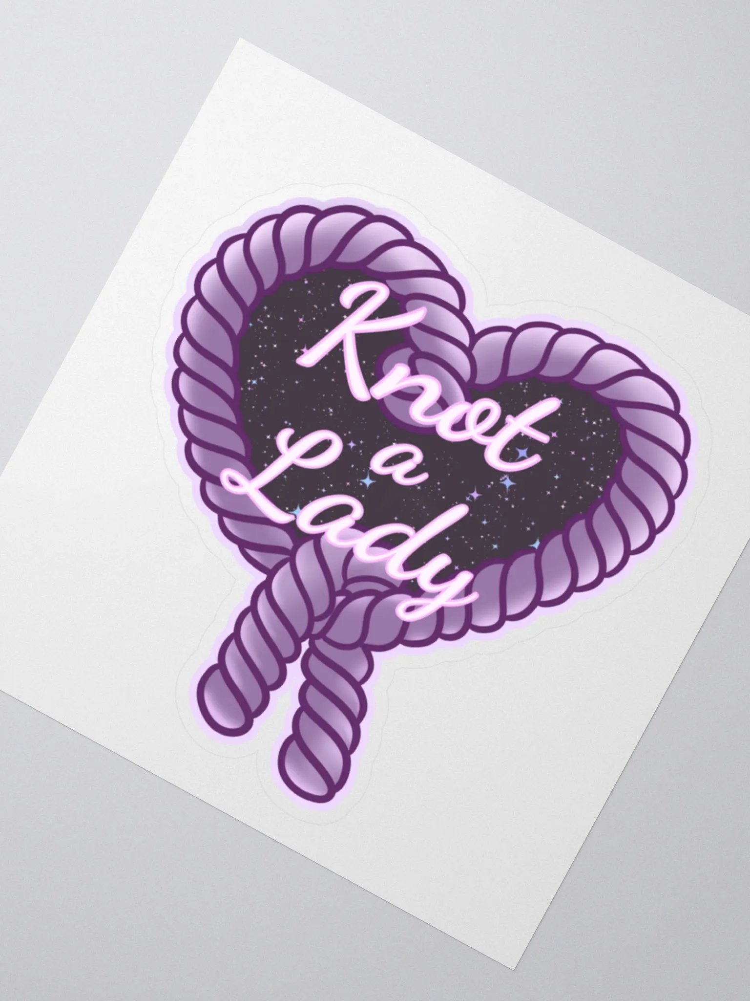 Knot a Lady sticker product image (5)