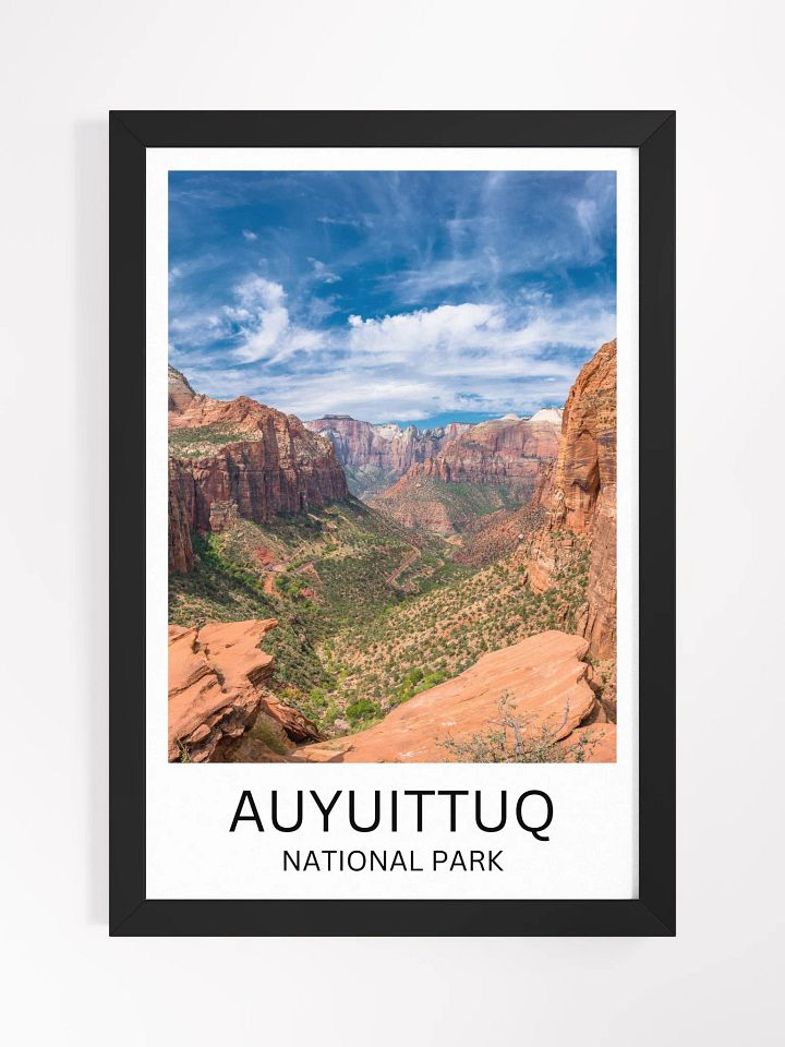 Auyuittuq National Park Framed Matte Poster product image (1)