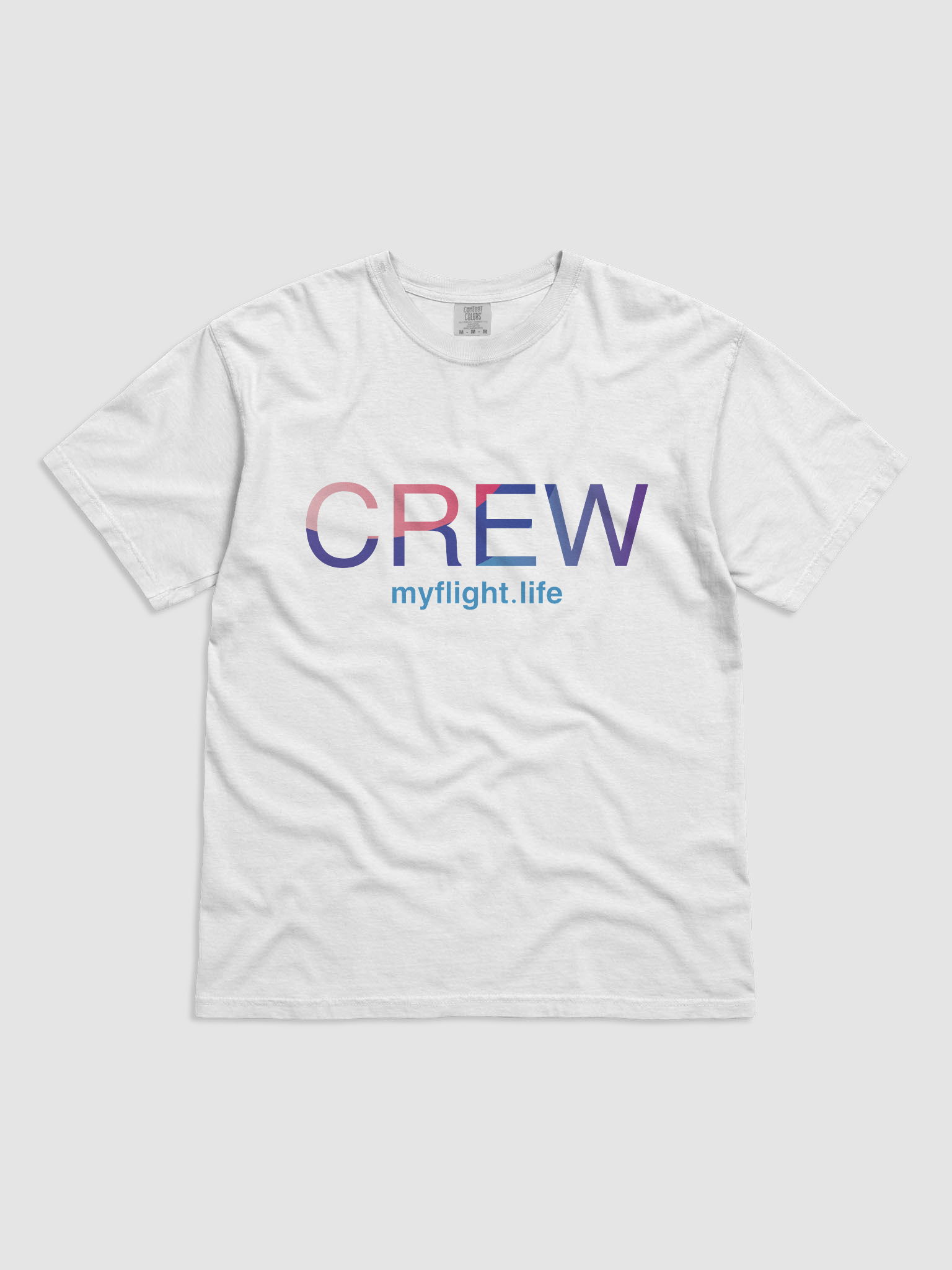 MYFLIGHT.LIFE CREW LIGHT | T-Shirt For Cabin Crew Dreamers product image (3)