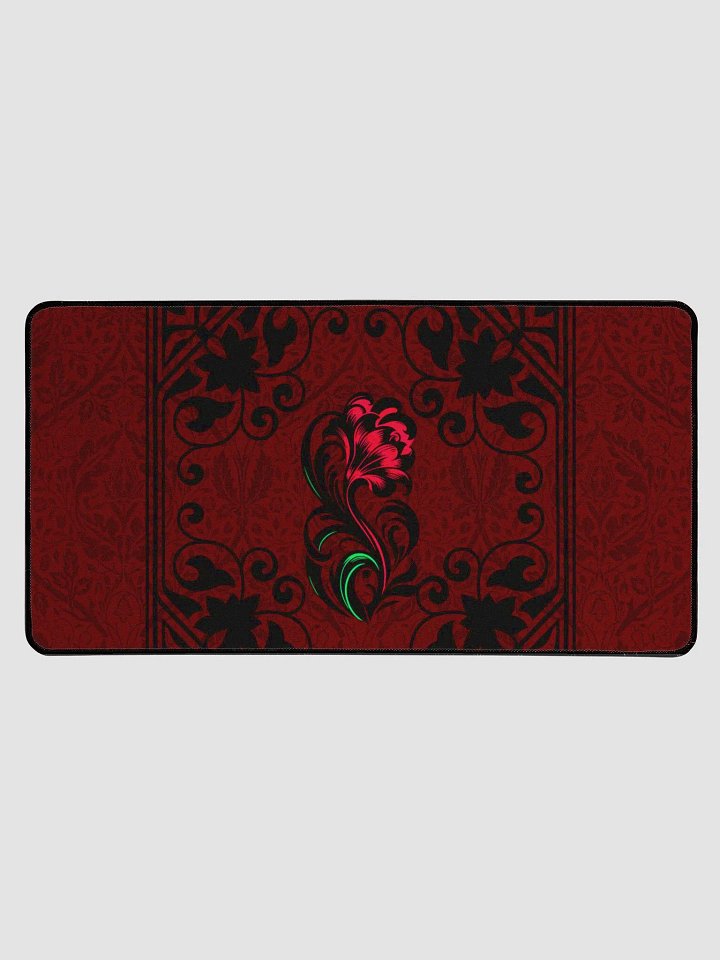 Crimson Paisley Garden Desk Mat product image (2)