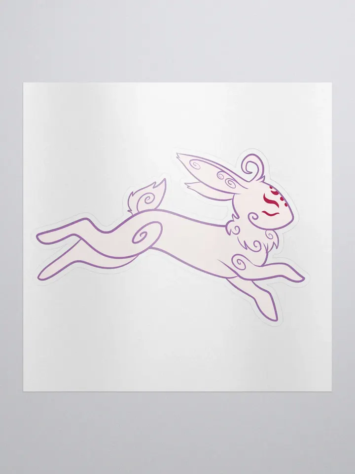 Hopping over the Moon - Sticker product image (1)
