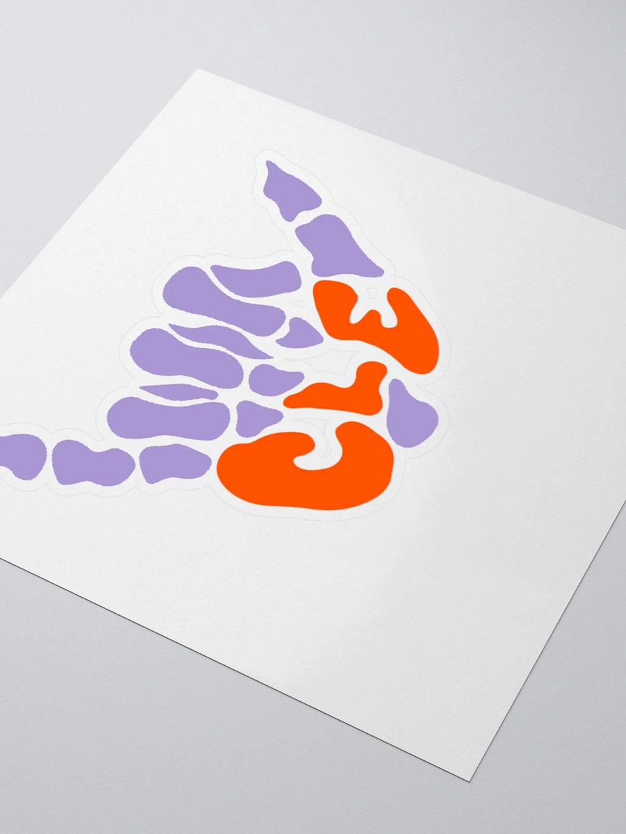Suns Out, Bones Out Sticker (Purple/Red) product image (3)