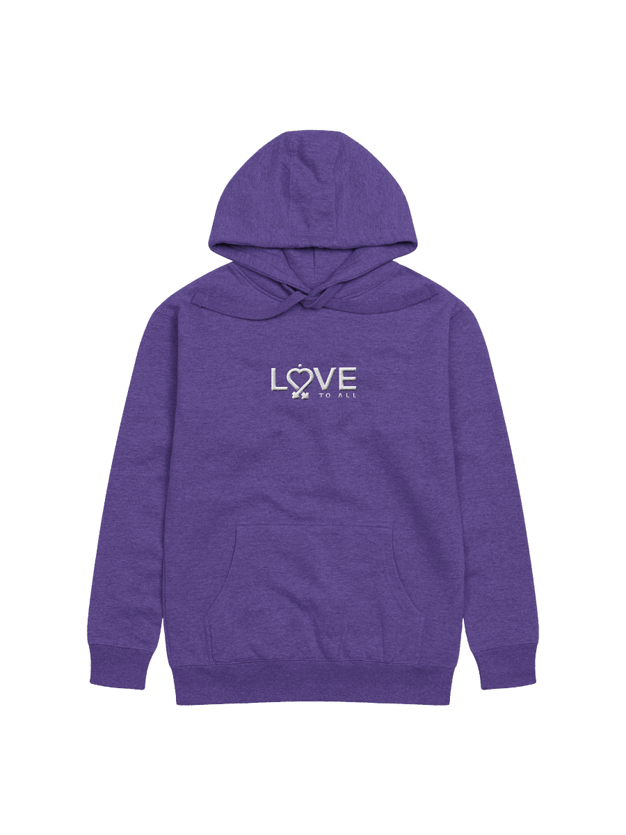 L2A Embroidered Heather Slim Hoodie product image (2)