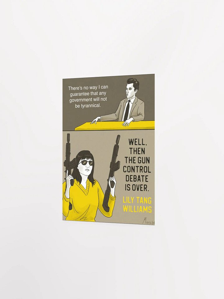 Gun Control Debate Is Over Poster product image (17)