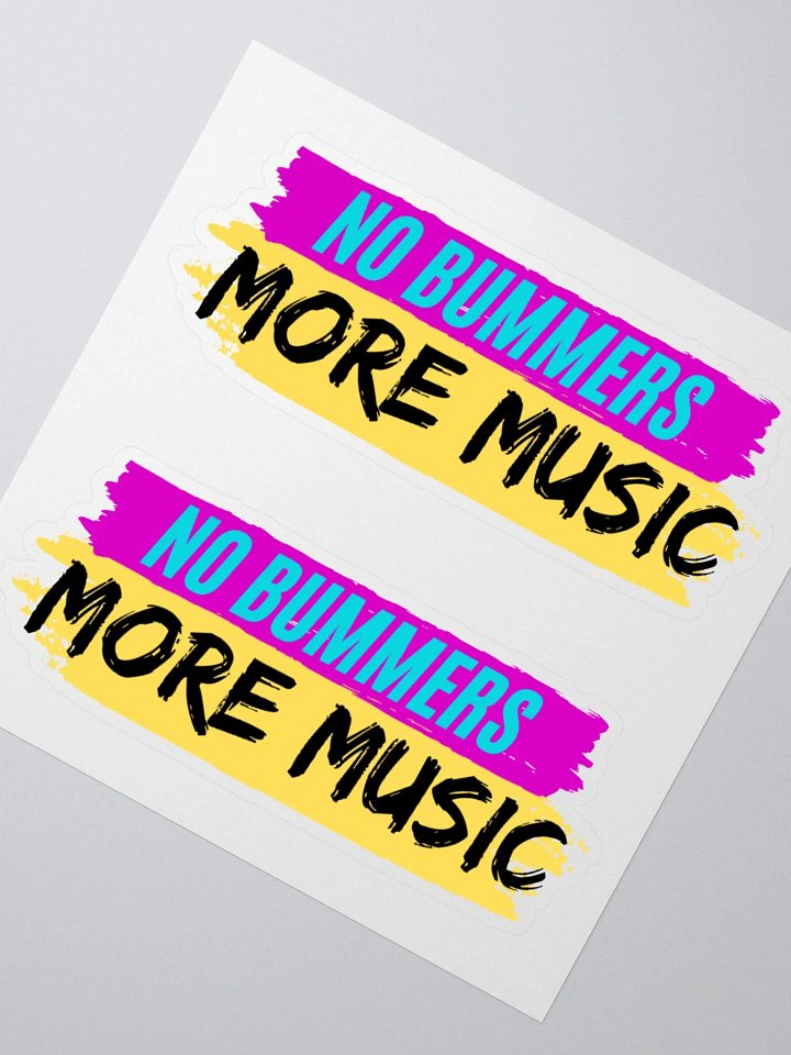 No Bummers Sticker product image (6)