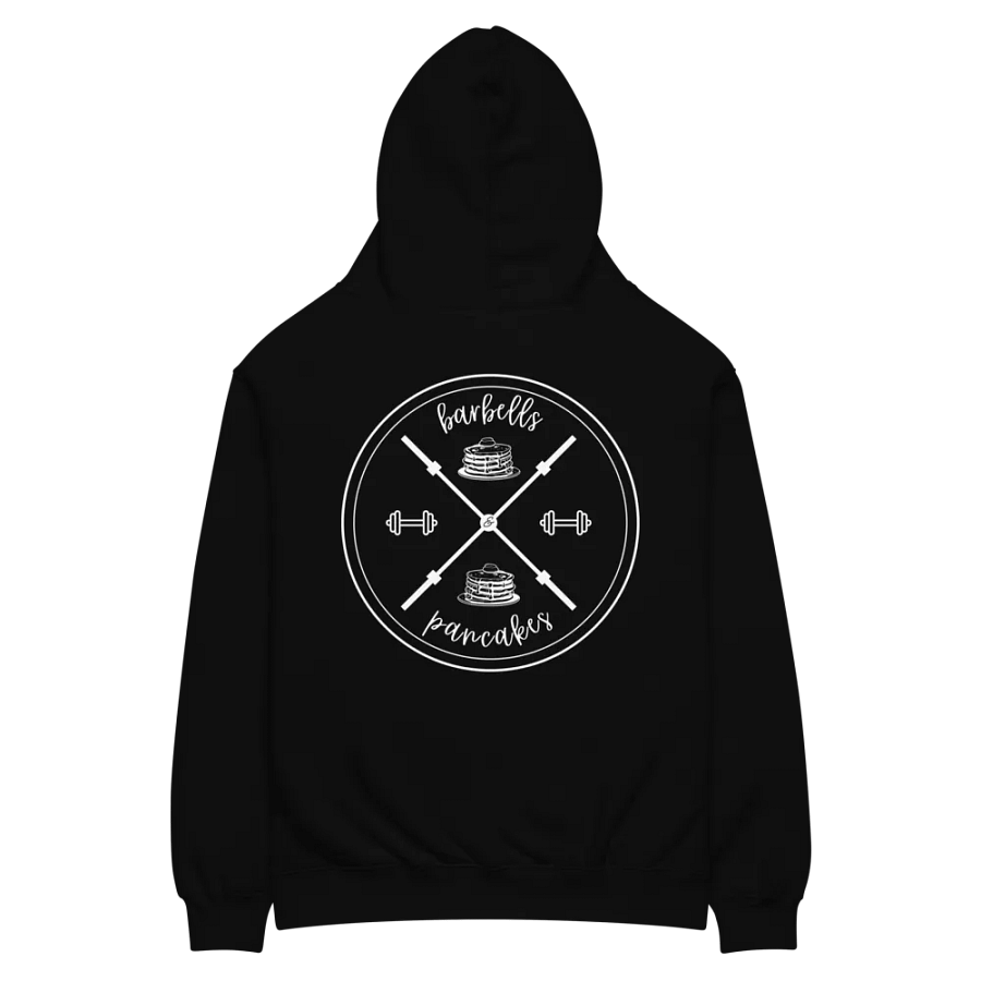 Barbells & Pancakes X Emblem Unisex Hoodie product image (2)