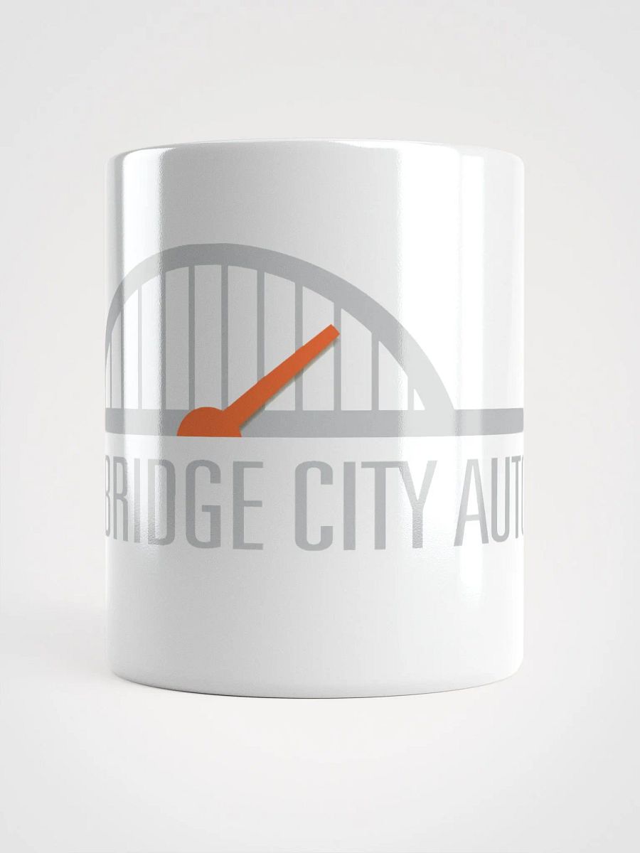 BCA Grey/orange tachometer logo mug product image (5)